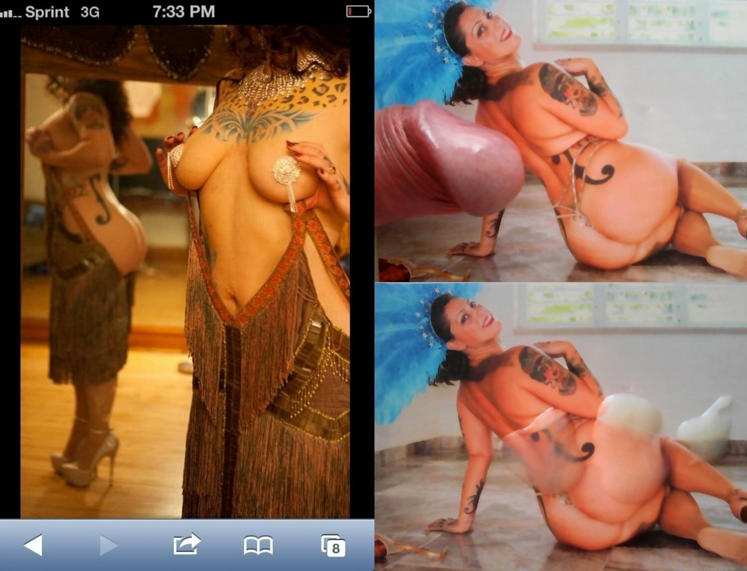 danielle colby busty tattoo fetish tribute — 7